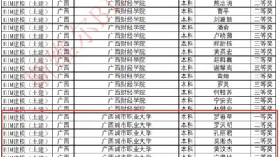 建筑工程学院18位学子在第十四届BIM-CIM创新大赛中喜获佳绩